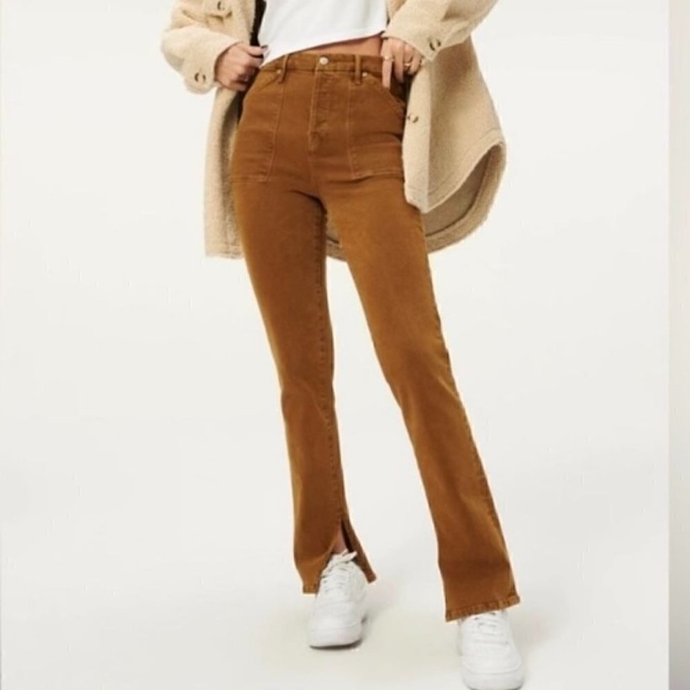 NWT Good American Bronze Pants Size 0/25